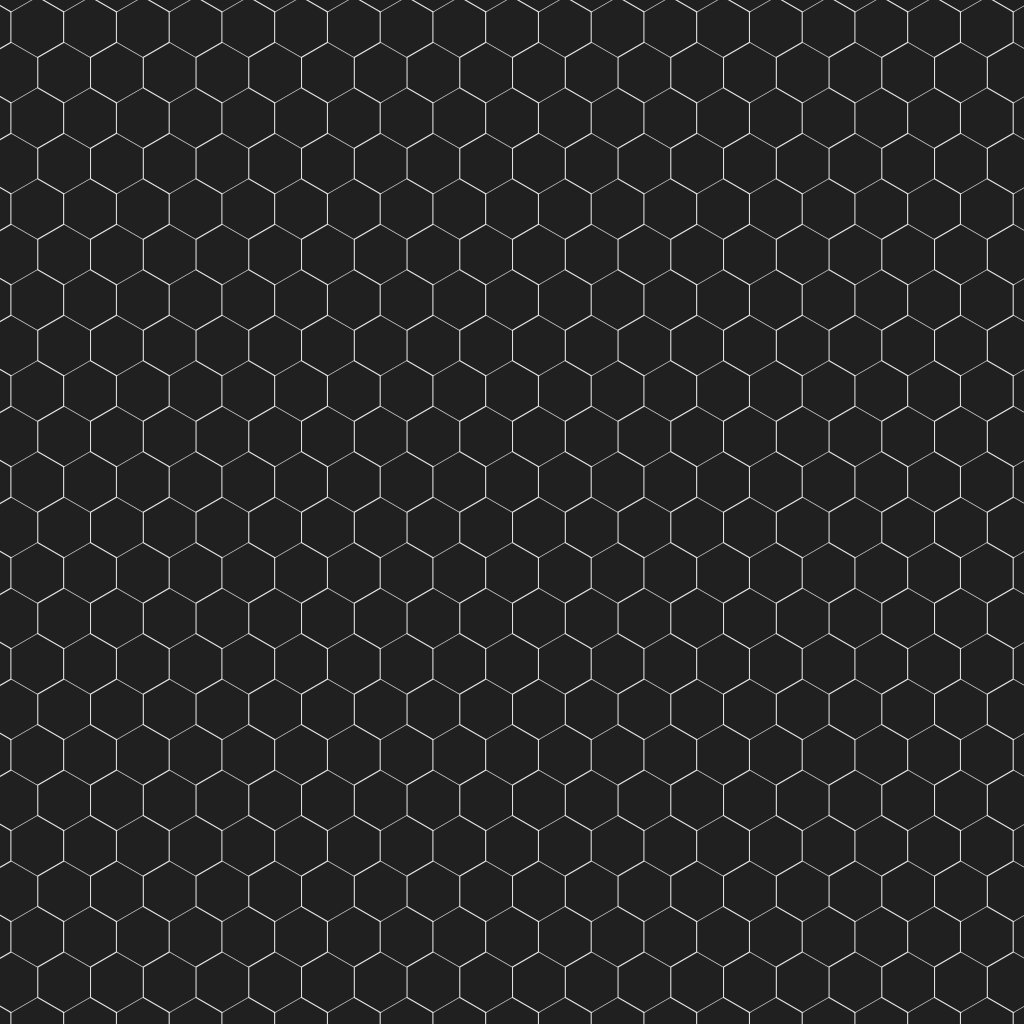 Marble Systems Black Matte Midi Hexagon Ceramic Mosaic 8x10 - Black