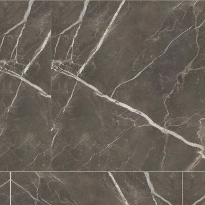 Qualis Ceramica Royal Stoneworks 48X48 Regal Brown Marble Polished - Random Length