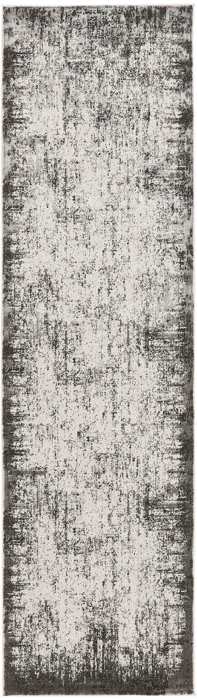 Nourison Home Nourison Desire DSR05 2'3" x 7'6" Grey Ivory Modern Indoor Rug - 2'3" x 7'6"