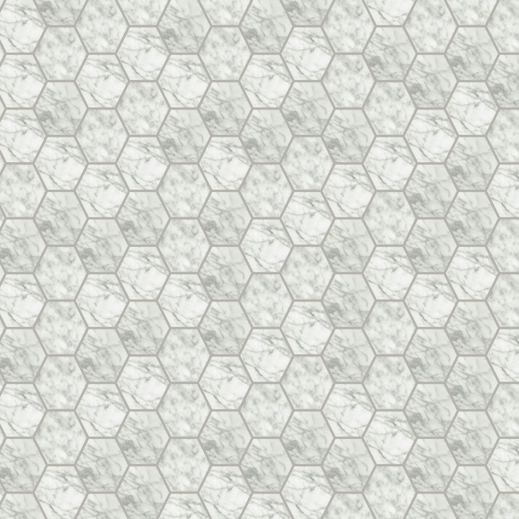 Qualis Ceramica Luxury San Giulio Gioia 6" Hexagon Honed - Grey