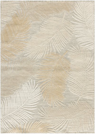 Nourison Home Nourison Suncoast SNC03 2' x 6' Grey Tropical Rug - 5'3" x 7'3"