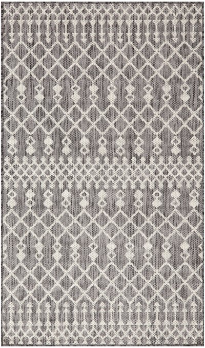 Nourison Home Nourison Positano POS02 10' x Square Charcoal Modern Rug - 2' x 3'