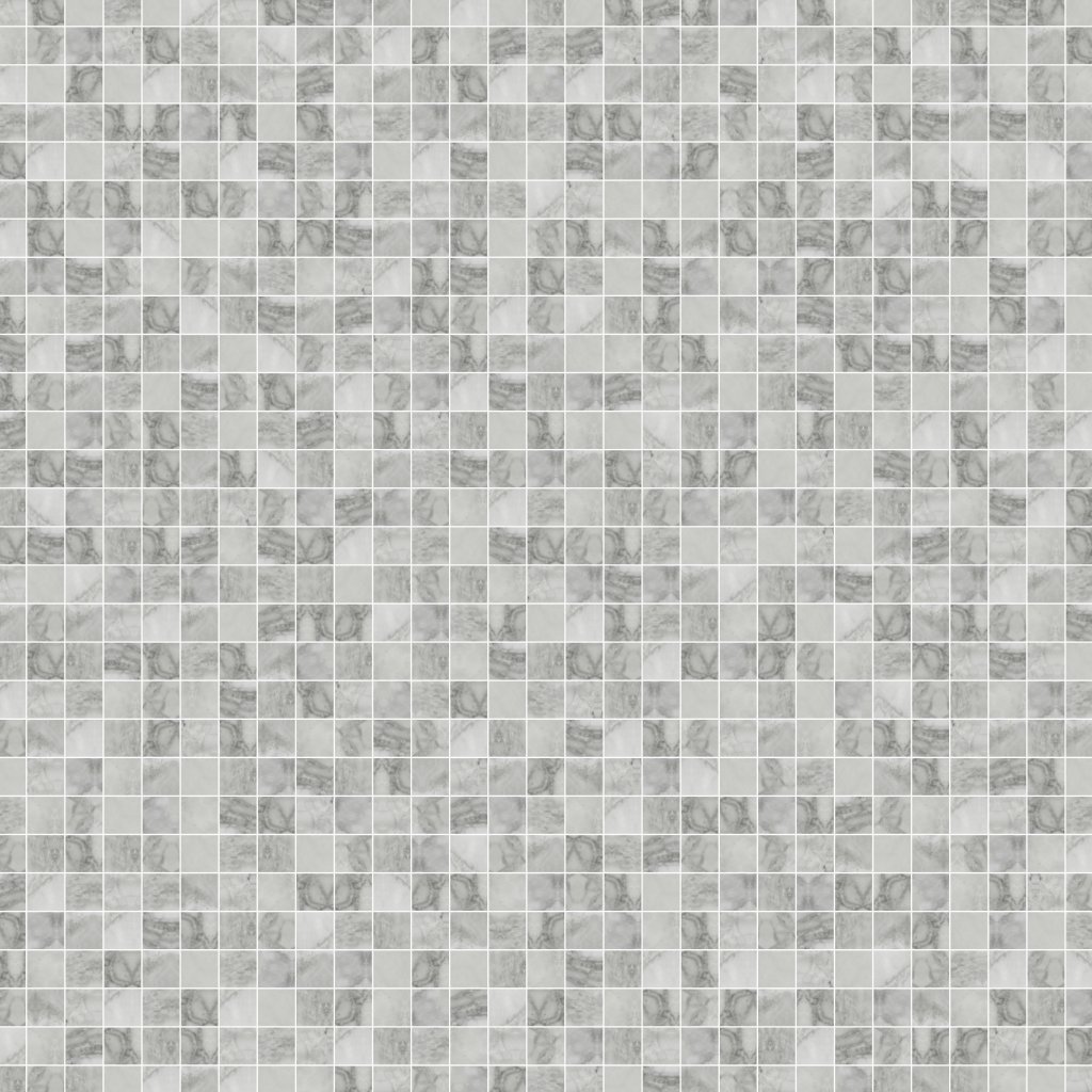 Qualis Ceramica Florence 2X2 Mosaic Grigio Matt - Grey