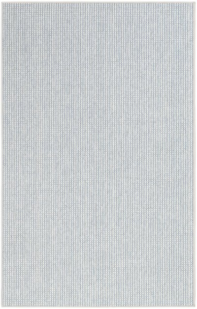 Nourison Home Nourison Textured Home TXH01 2'3" x 7'6" Ivory Blue Farmhouse Indoor Rug - 2'2" x 3'9"