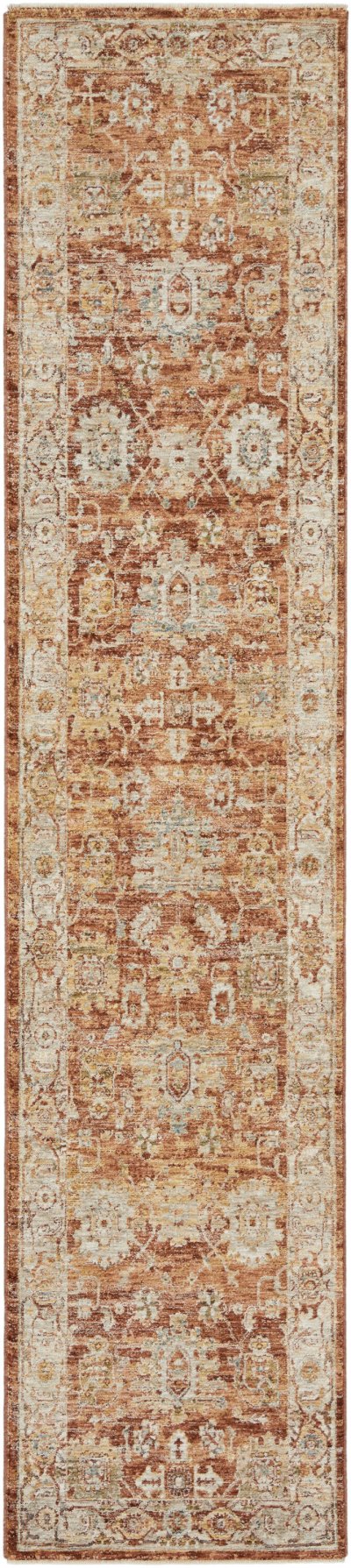 Nourison Home Nourison Petra PTR02 5'3" x 7'8" Rust Persian Indoor Rug - 2'3" x 10'2"