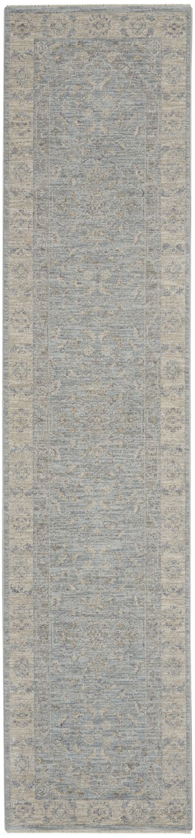 Nourison Home Nourison Asher ASR02 9'3" x 12'7" Blue Vintage Indoor Rug - 2'3" x 10'2"