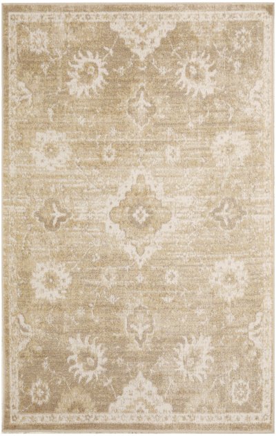 Nourison Home Nourison Astra Machine Washable ASW19 3'3" x 5' Ivory Gold Vintage Indoor Rug - 3'3" x 5'