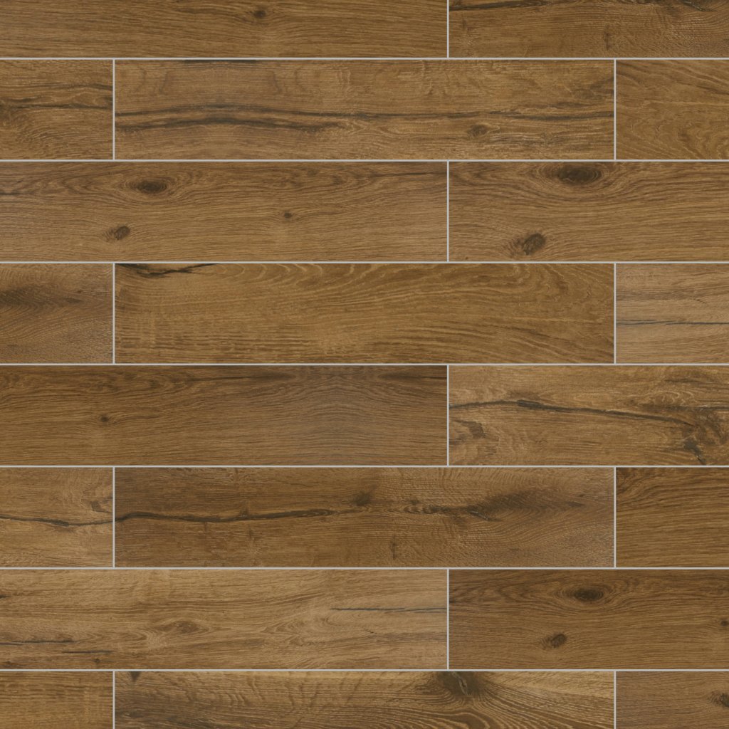 American Olean Waterwood - Classic Oak, Plank, 8X40, Matte (WD17) - Classic Oak