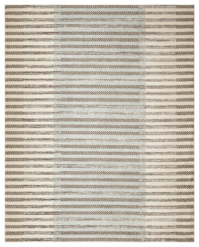 Nourison Home Nourison Nordic NRC15 4' x 6' Ivory Blue Modern Indoor Rug - 8' x 10'