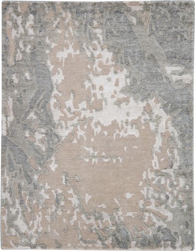 Nourison Home Nourison Silk Shadows SHA17 3'9" x 5'9" Sand Modern Indoor Rug - 2' x 3'