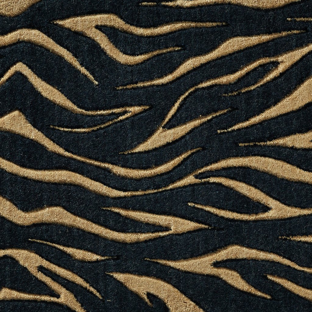 Nourison COSMOPOLITAN URBAN TIGER C29F MIDNIGHT BROADLOOM