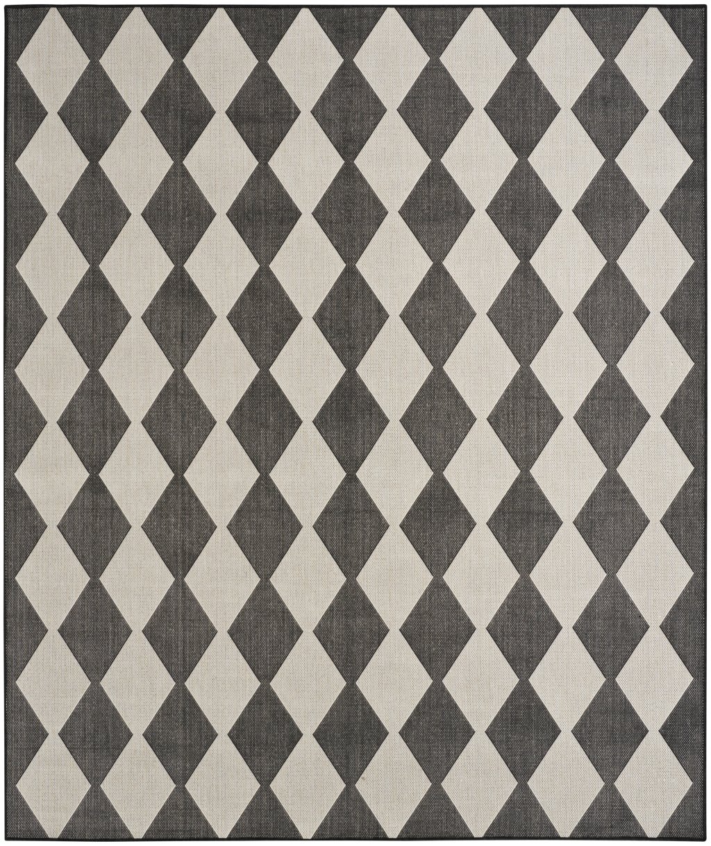 Nourison Home Nourison Positano POS04 7' x 10' Black Modern Rug