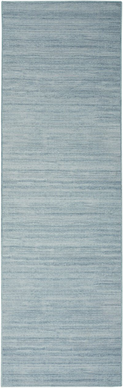 Nourison Home Nourison Washable Essentials WAE01 4' x 6' Aqua Modern Indoor Rug - 2'2" x 10'