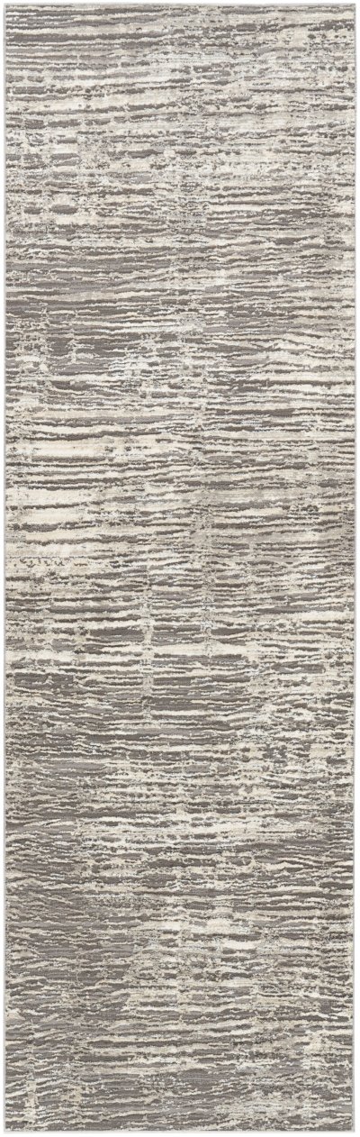 Nourison Home Nourison Sustainable Trends SUT01 5'3" x 7'3" Ivory Grey Modern Indoor Rug - 2'2" x 7'6
