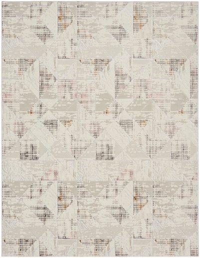 Nourison Home Nourison Glitz GLZ04 9' x 12' Ivory Multicolor Contemporary Indoor Rug - 7'10" x 9'10"