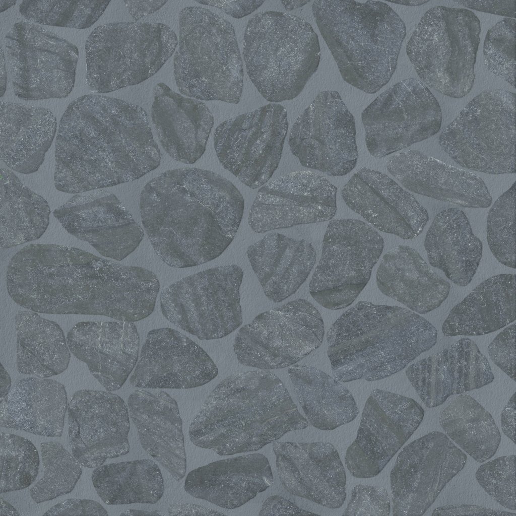 Emser Tile CULTURA HONED MOSAIC -PEB - Black