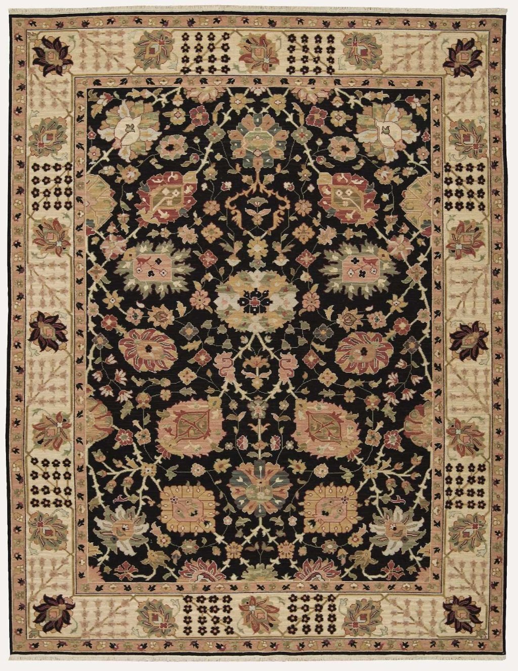 Nourison Home Nourison Nourmak S169 12' x 18' Black Traditional Indoor Rug
