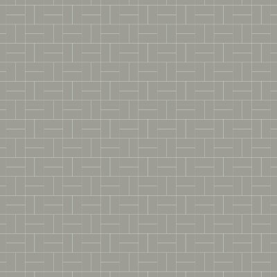 Marble Systems Dark Gray Matte Crosshatch Ceramic Mosaic 12x12 - Dark Gray - 12" x 12" x 15/64"