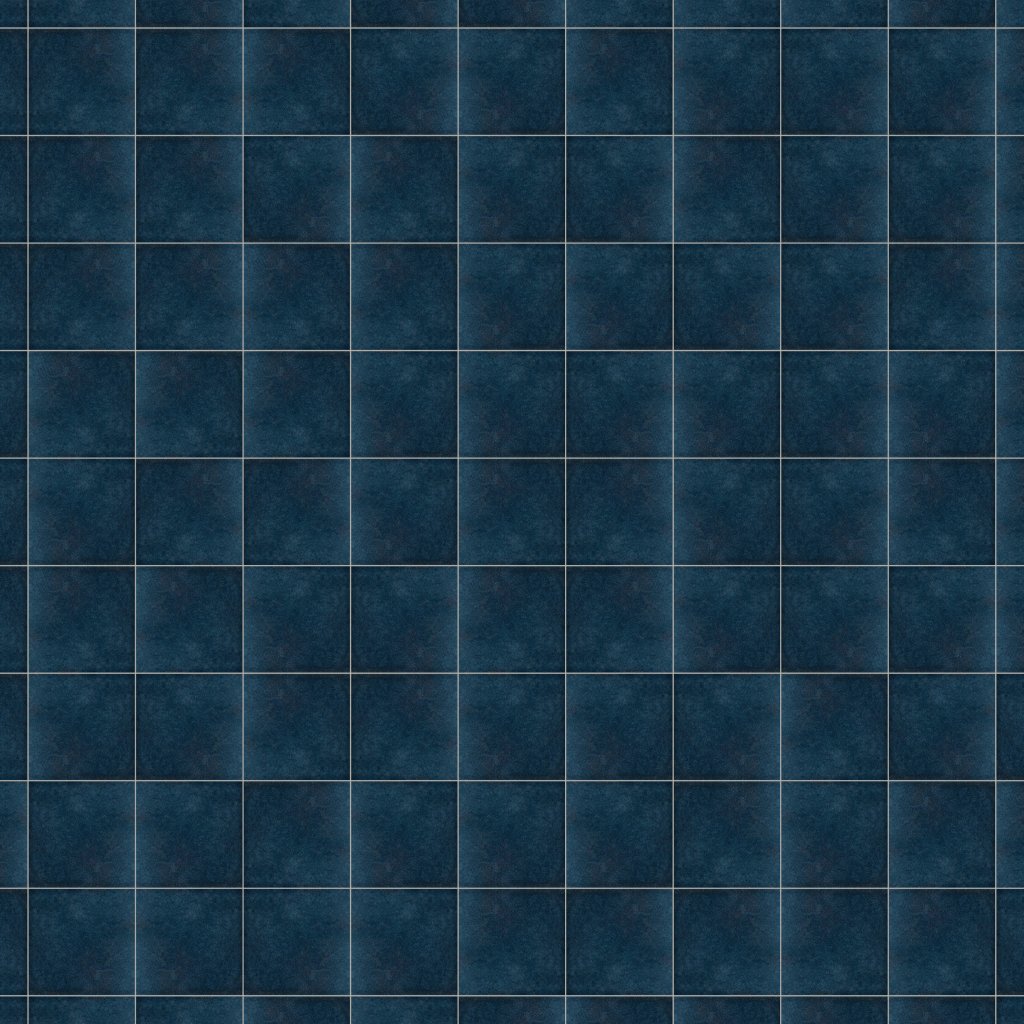 Marble Systems Sea Blue Crackled Ceramic Tile 6x6 - Sea Blue