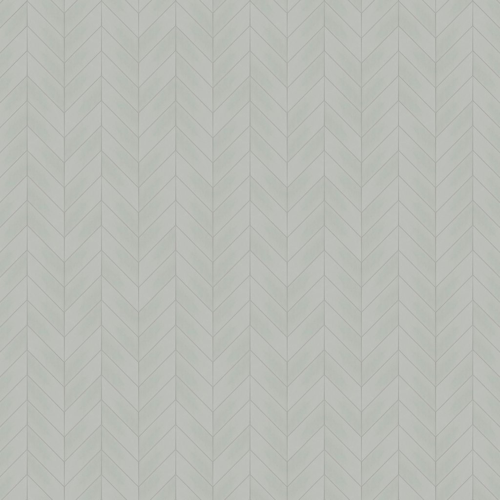 Marble Systems Cold Glossy Chevron Ceramic Tile 2x6 - Cold