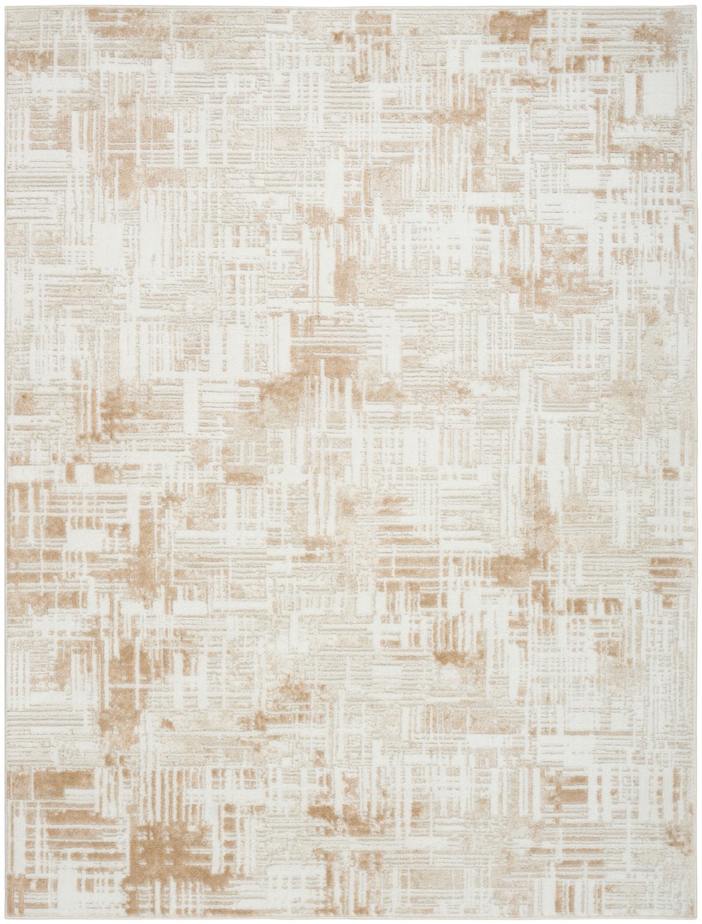 Nourison Home Nourison Dekor DEK11 4' x 6' Ivory Taupe Modern Indoor Rug