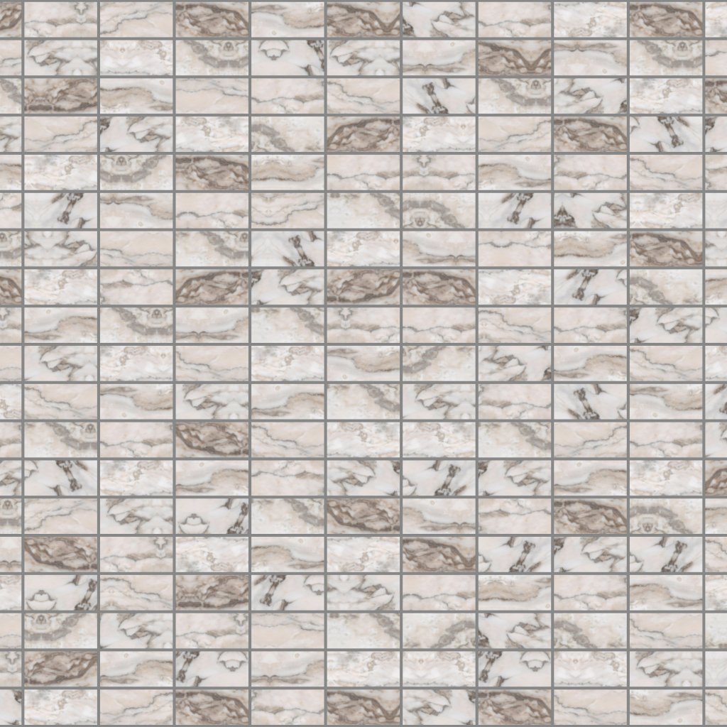Emser Tile LENZA HONED STACKED MOSAIC -MAR - Fiore