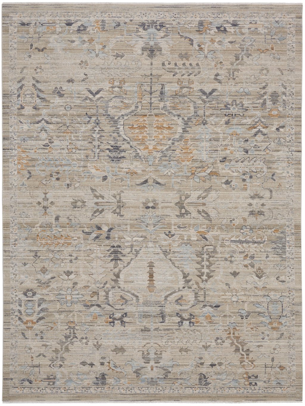 Nourison Home Nourison Lynx LNX02 12' x 15'9" Ivory Taupe Vintage Indoor Rug