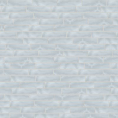 Qualis Ceramica Element Skylight Artisan Glass 3X12 - 3" x 12"