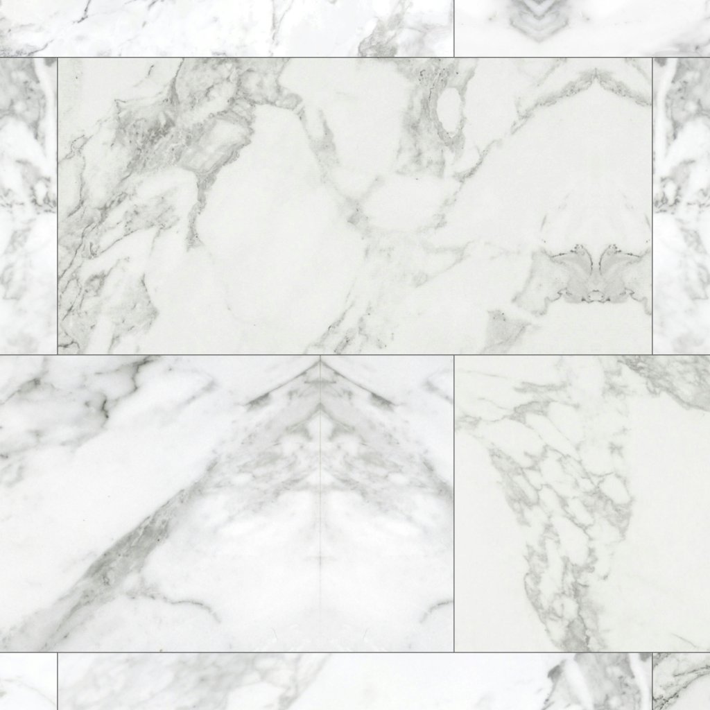 Qualis Ceramica Luxury Arabescato Verona 24X48 Polished - Grey