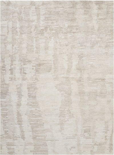 Nourison Home Nourison Ellora ELL01 9'9" x 13'9" Ivory Grey Modern Indoor Rug - 8'6" x 11'6"