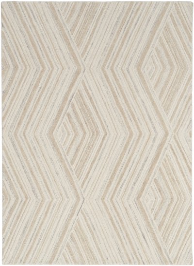 Nourison Home Nourison Graceful GRU03 7'9" x 9'9" Ivory Modern Indoor Rug - 3'9" x 5'9"