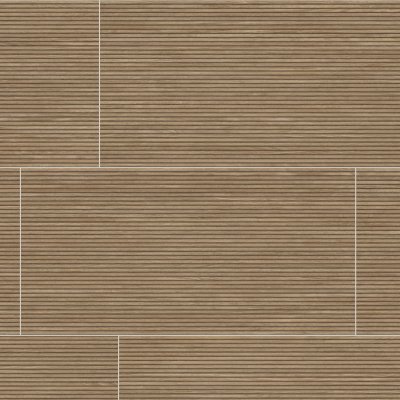 Qualis Ceramica Striata Wood 24x48 Oak - Random Length