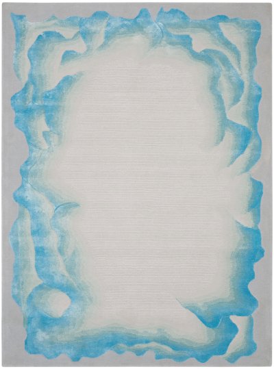 Nourison Home Nourison Prismatic PRS22 7'9" x 9'9" Sea Mist Blue Modern Indoor Rug - 3'9" x 5'9"