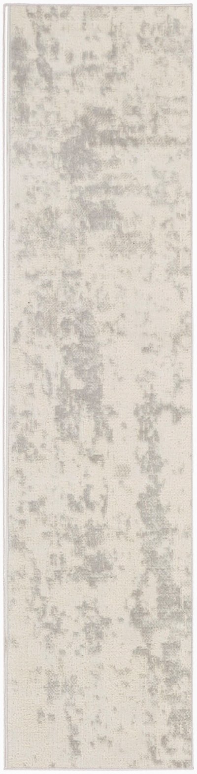 Nourison Home Nourison Quarry QUA01 2'2" x 7'6" Cream Grey Modern Indoor Rug - 2'2" x 7'6"