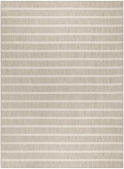 Nourison Home Nourison Positano POS03 7' x 10' Grey Ivory Modern Rug - 10' x 14'