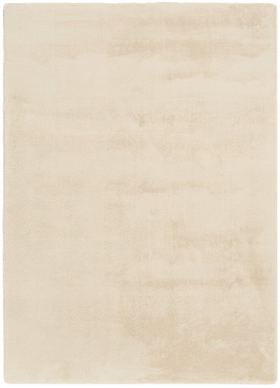 Nourison Home Nourison Soft Plush Rabbit Fur SFF01 5' x 7' Beige Contemporary Indoor Rug - 5' x 7'