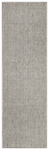 Nourison Natural Texture NTX01 2'3" x 7'6" Ivory Grey Farmhouse Indoor Rug -