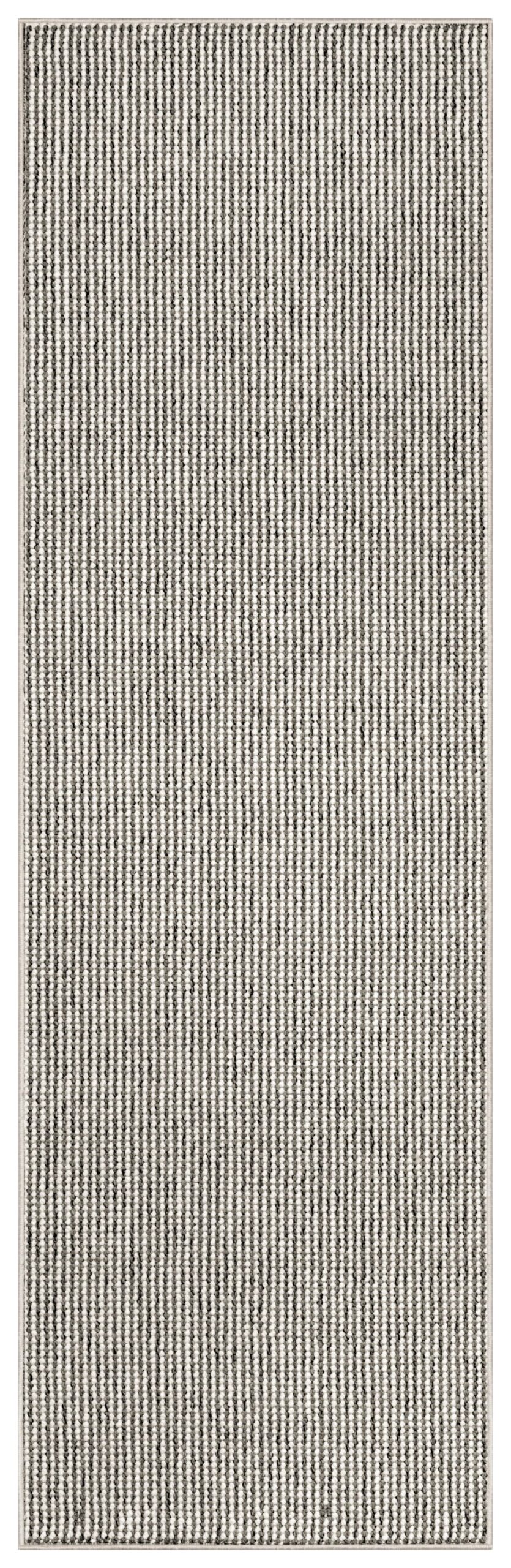 Nourison Home Nourison Natural Texture NTX01 2'3" x 7'6" Ivory Grey Farmhouse Indoor Rug