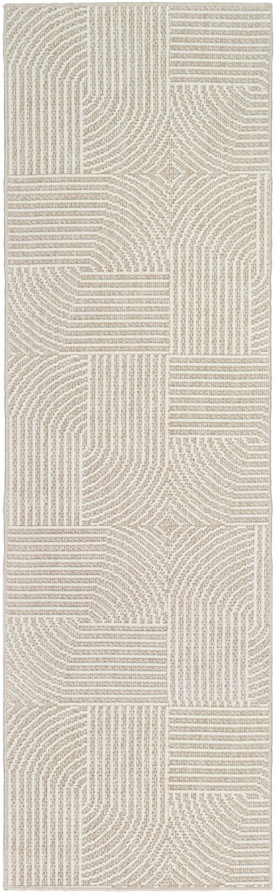 Nourison Home Nourison Textured Home TXH02 5'3" x 7' Beige Ivory Modern Indoor Rug - 2'3" x 7'6"