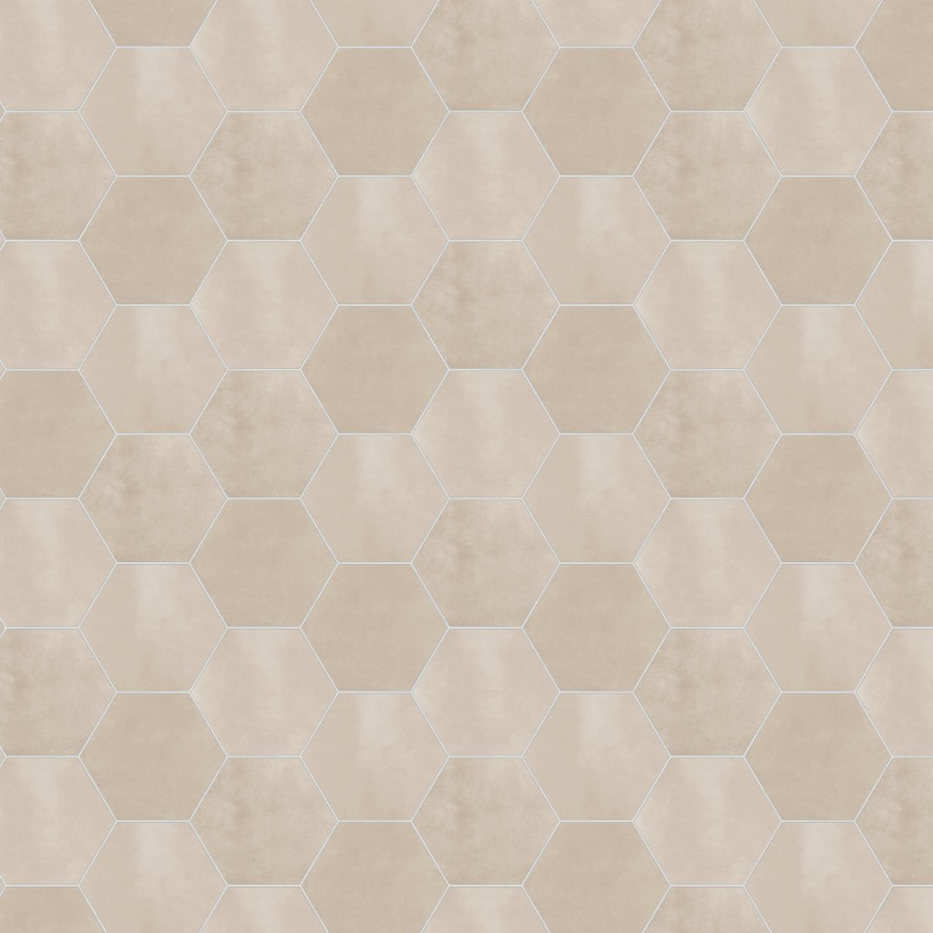 Daltile Scrapbook Cherished Greige, Hexagon, 8X9, Matte - Cherished Greige