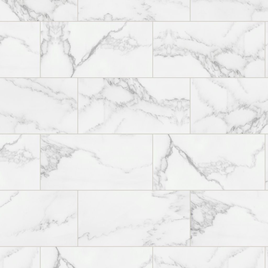 Qualis Ceramica Florence 12X24F Bianco Texture - Grey