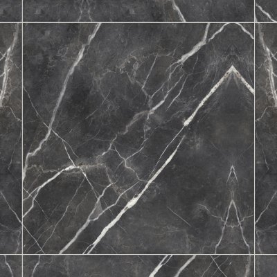 Qualis Ceramica Royal Stoneworks 48X48 Tuscan Forge Vein Polished - Grid