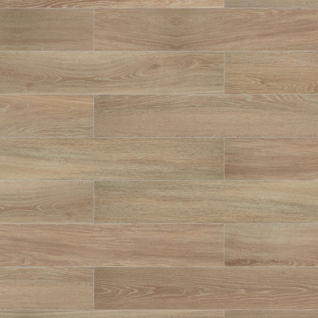 Daltile Emerson Wood Butter Pecan, Plank, 8X48, Microban, Matte - Butter Pecan