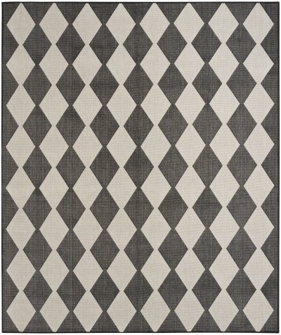 Nourison Home Nourison Positano POS04 7' x 10' Black Modern Rug - 10' x 14'