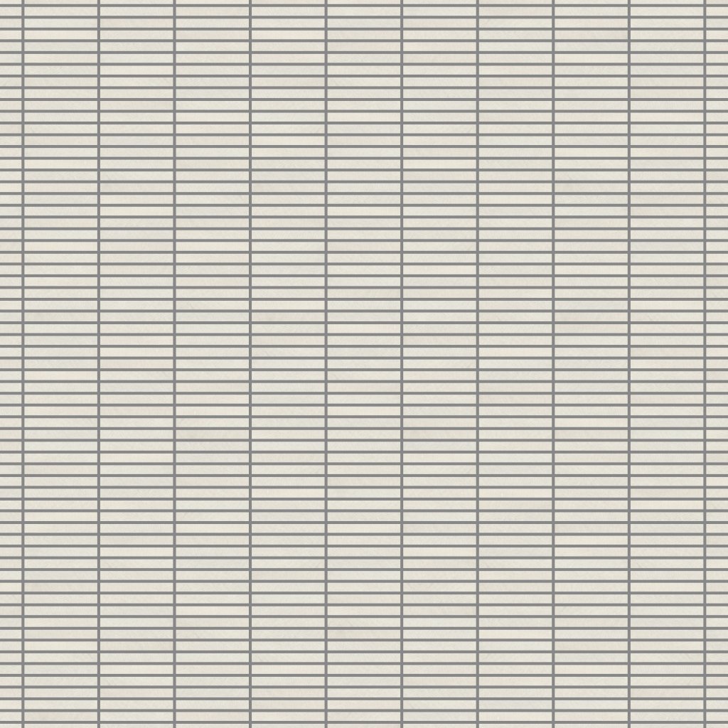 Emser Tile GENESIS IVORY MATTE STACKED MOSAIC - Ivory