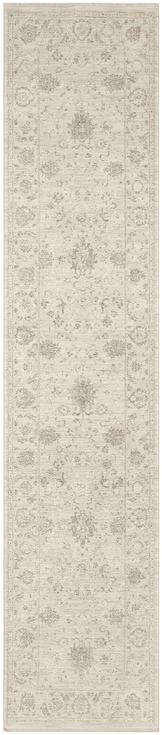 Nourison Home Nourison Shadows SHW07 2'2" x 12' Ivory Vintage Indoor Rug