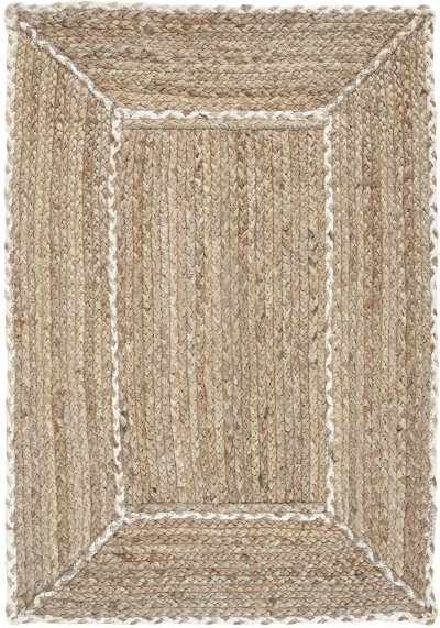 Nourison Home Nourison Terrazzo Jute TRJ01 8' x 10' Natural Grey Farmhouse Indoor Rug - 2' x 3'