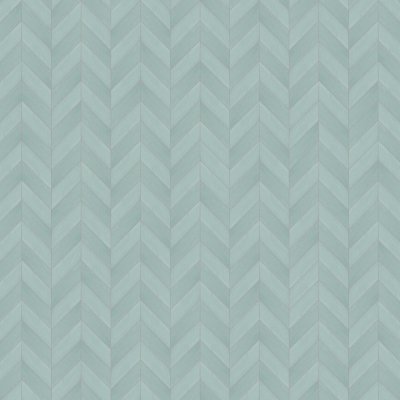 Marble Systems Witty Green Glossy Chevron Ceramic Tile 2x6 - Witty Green - 2" x 6" x 3/8"
