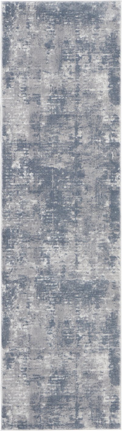Nourison Home Nourison Rustic Textures RUS05 5'3" x Round Grey Modern Indoor Rug - 2'2" x 7'6"