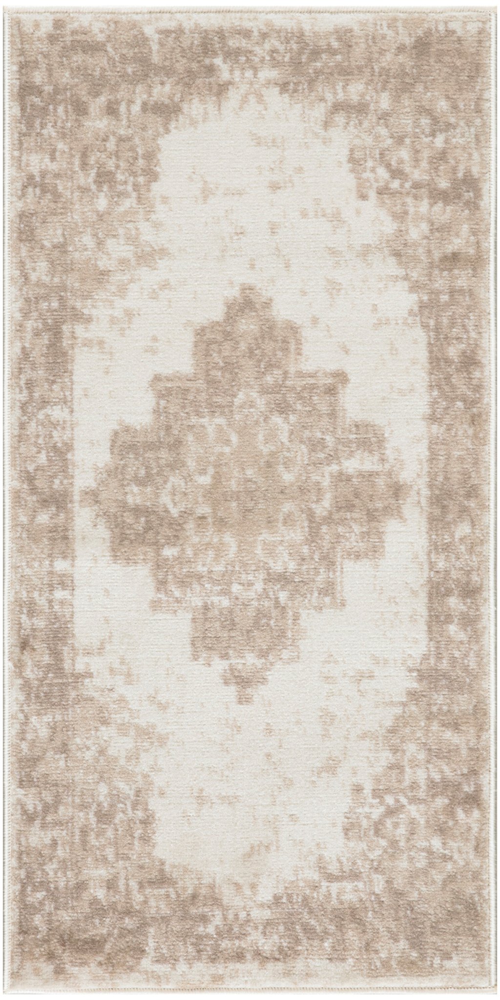 Nourison Home Nourison Grafix GRF14 3' x 5' Ivory Beige Vintage Indoor Rug